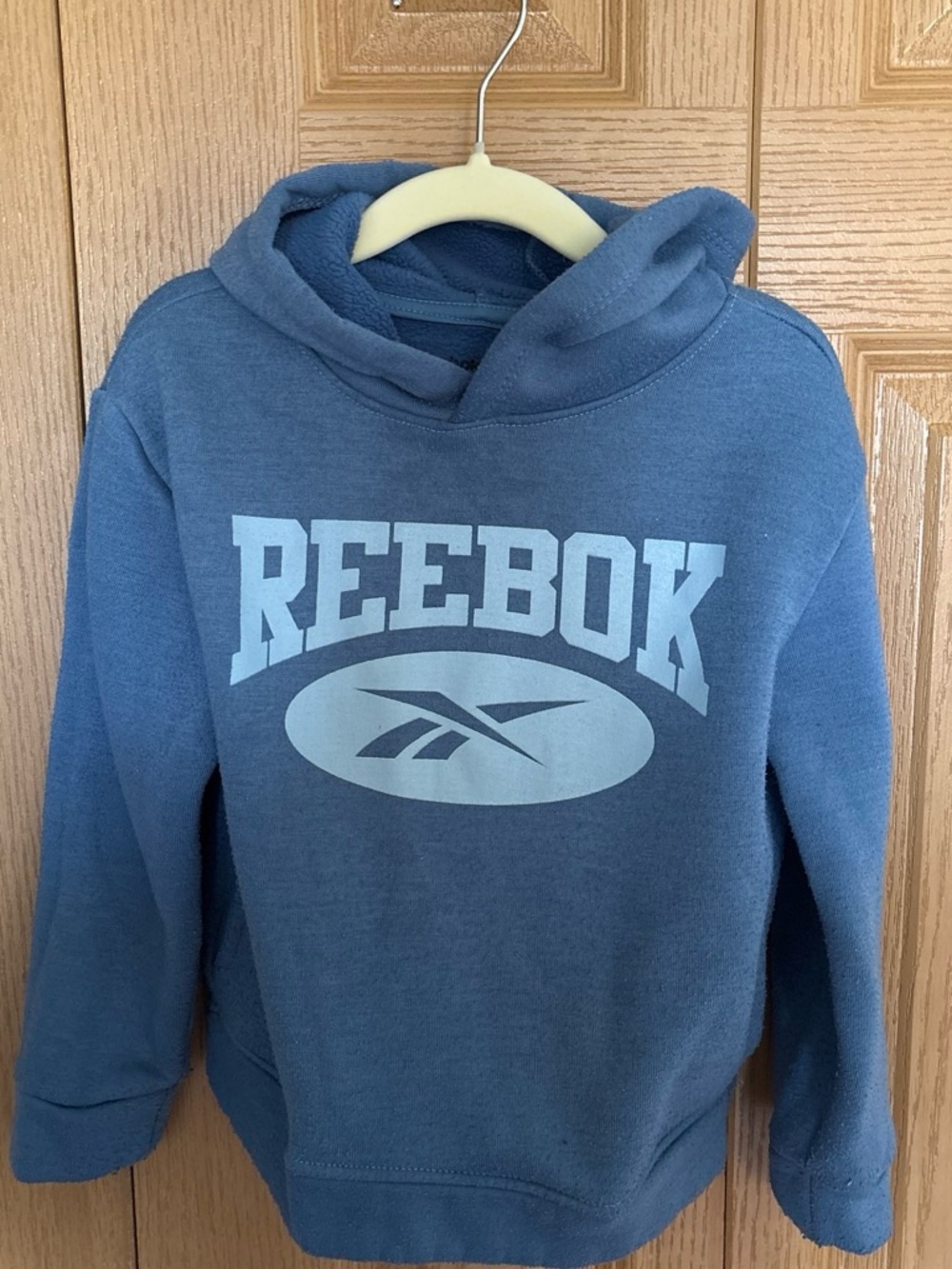 Reebok Blue Logo Hoodie Sweater
